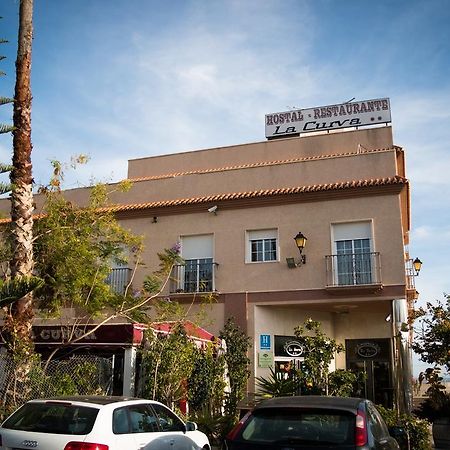 Hostal Restaurante La Curva Adra Exterior foto